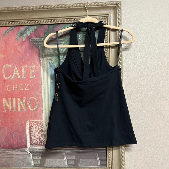 A.N.A. Black Halter Top - Picture 4 of 9